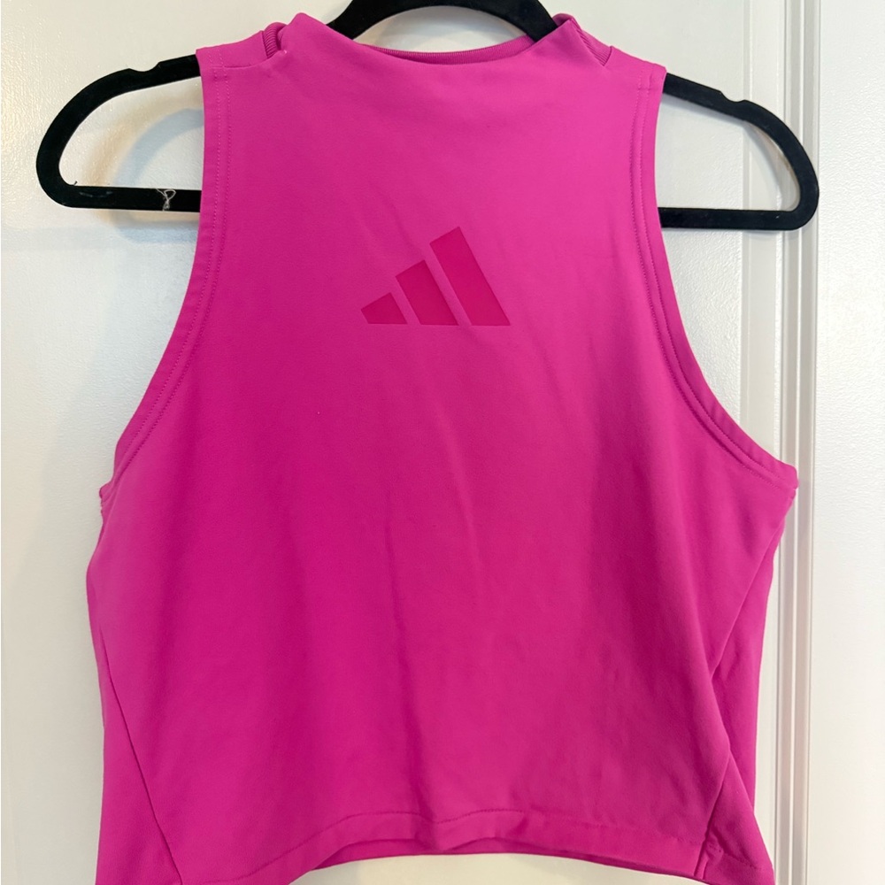 Adidas Women's Vibrant Pink Muscle Tee